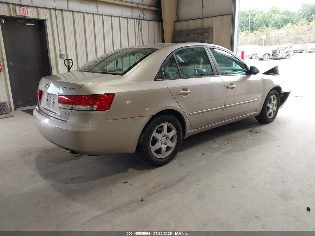 5NPEU46F86H015502 2006 HYUNDAI SONATA photo no. 4