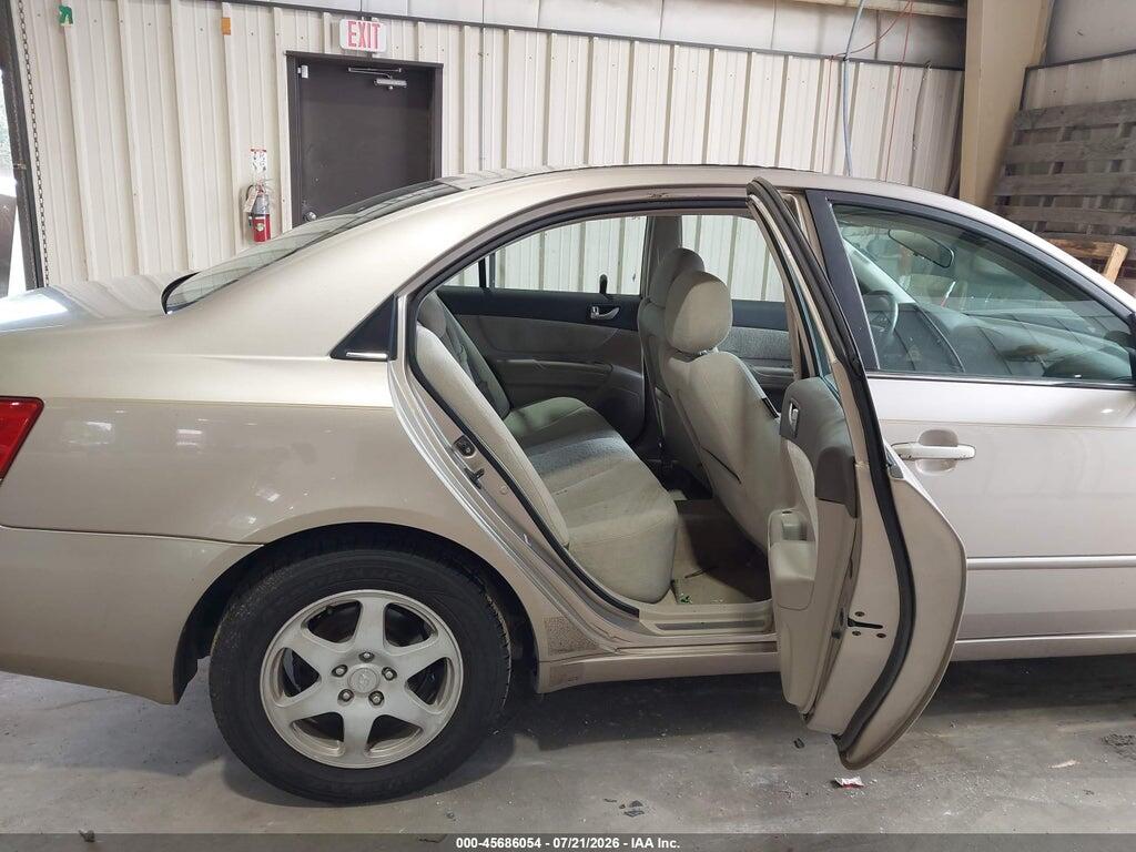 5NPEU46F86H015502 2006 HYUNDAI SONATA photo no. 8