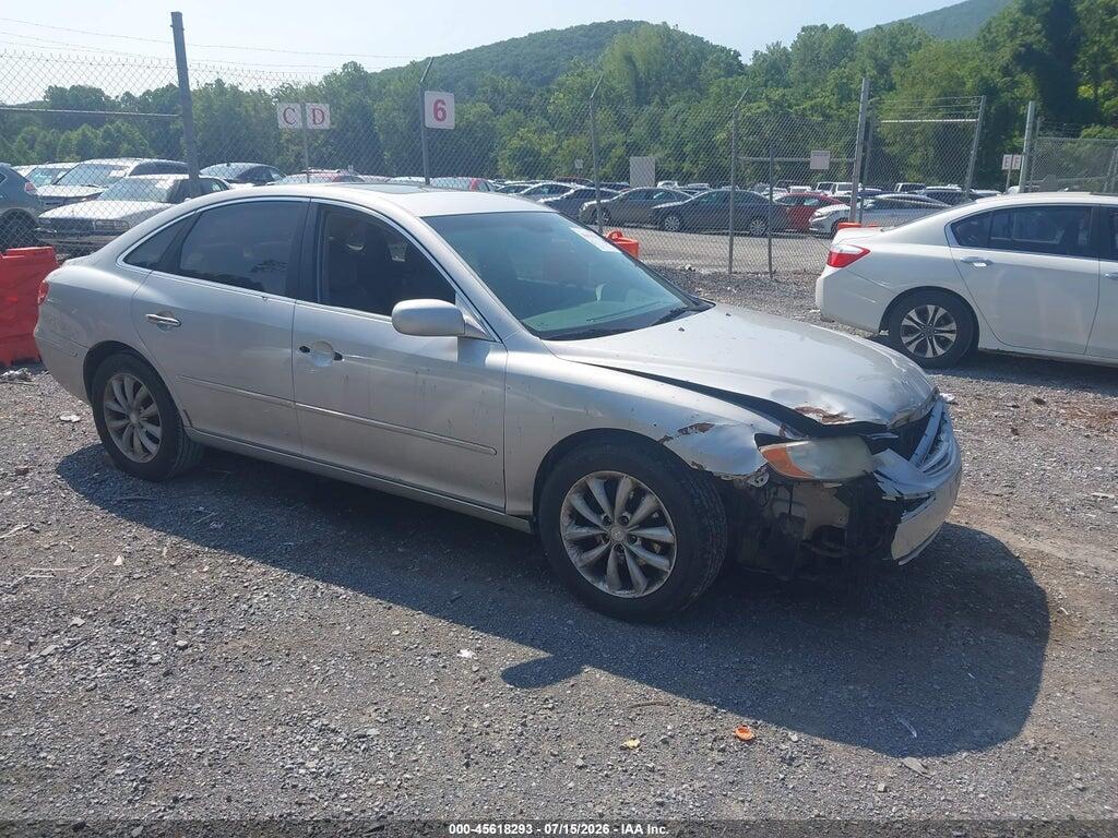KMHFC46F76A050932 2006 HYUNDAI AZERA photo no. 1
