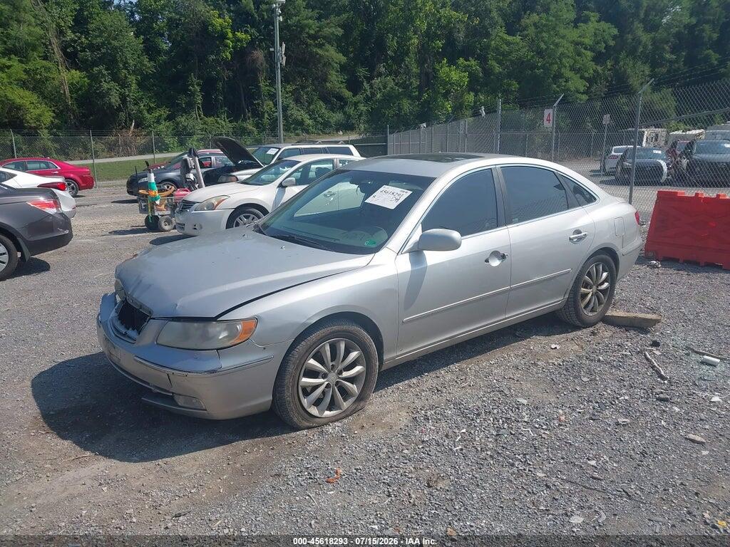 KMHFC46F76A050932 2006 HYUNDAI AZERA photo no. 2