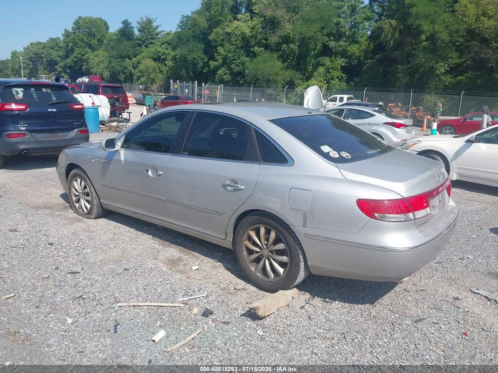 KMHFC46F76A050932 2006 HYUNDAI AZERA photo no. 3