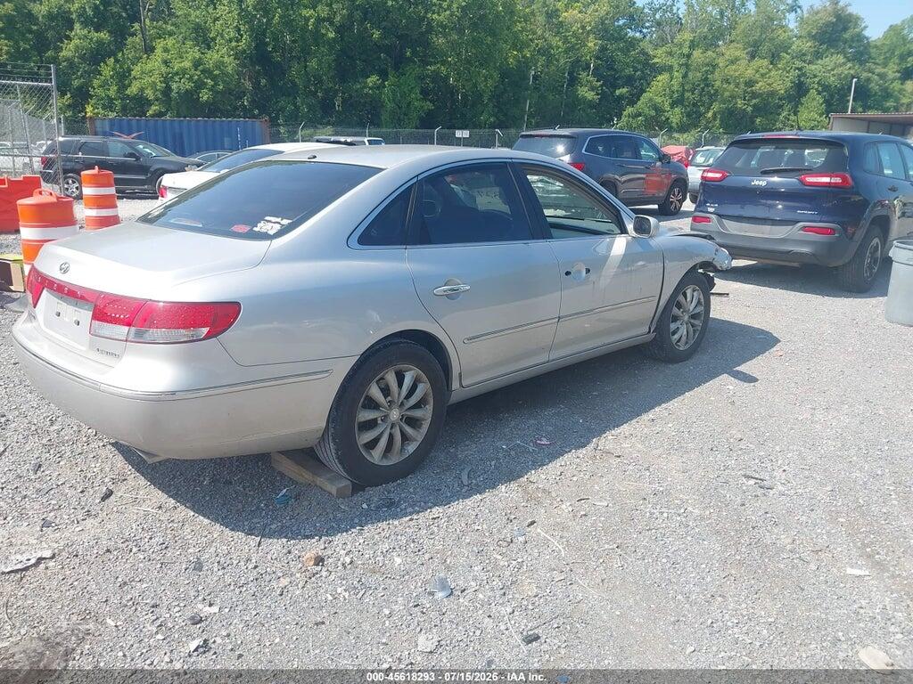 KMHFC46F76A050932 2006 HYUNDAI AZERA photo no. 4