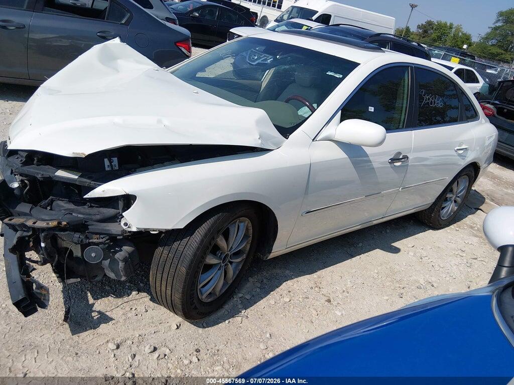 KMHFC46F86A042354 2006 HYUNDAI AZERA photo no. 2