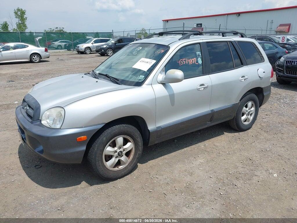 KM8SC73D86U085299 2006 HYUNDAI SANTA FE photo no. 2