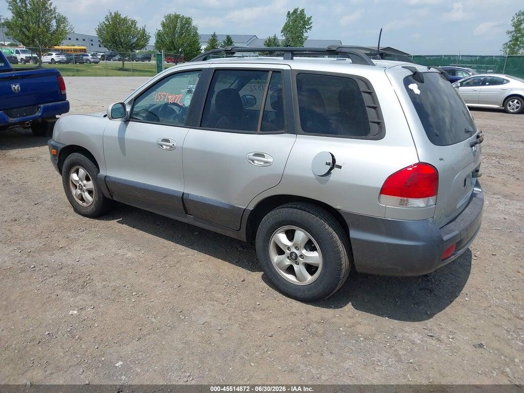 KM8SC73D86U085299 2006 HYUNDAI SANTA FE photo no. 3