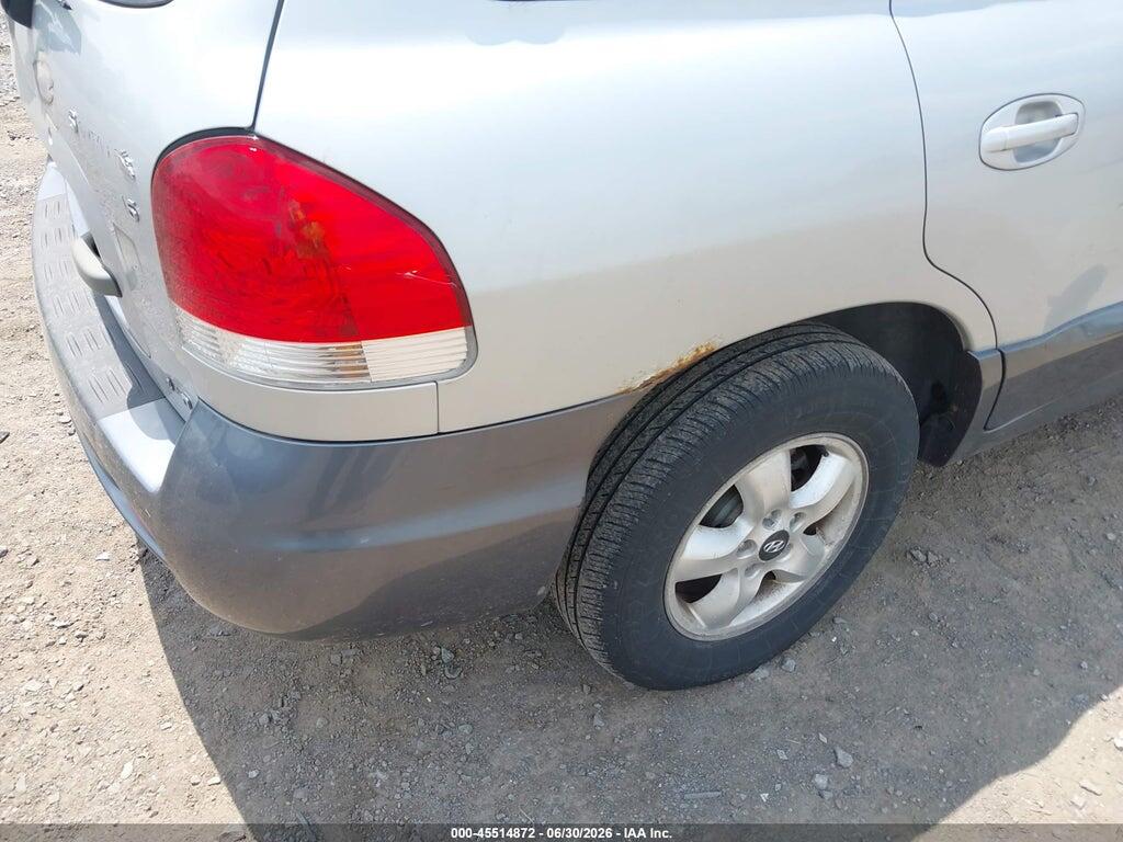 KM8SC73D86U085299 2006 HYUNDAI SANTA FE photo no. 6