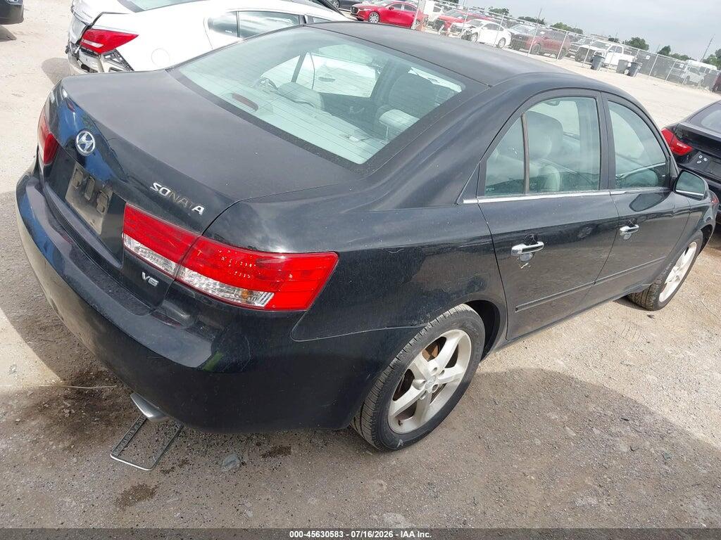5NPEU46F56H008720 2006 HYUNDAI SONATA photo no. 4