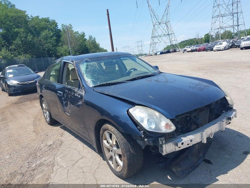JNKCV51F76M606992 2006 INFINITI G35X photo no. 1
