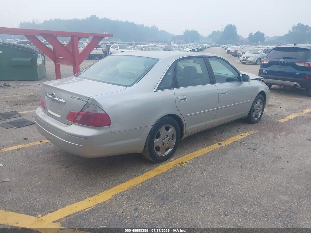 4T1BF28BX3U309668 2003 TOYOTA AVALON photo no. 4