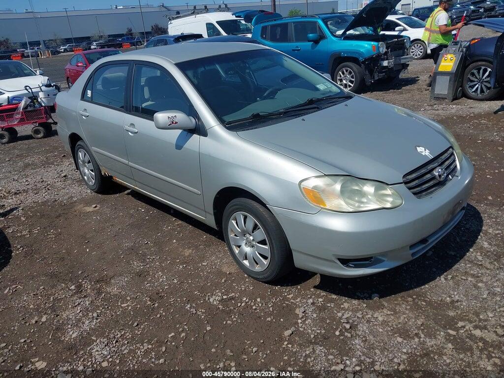 2T1BR32E73C065558 2003 TOYOTA COROLLA photo no. 1