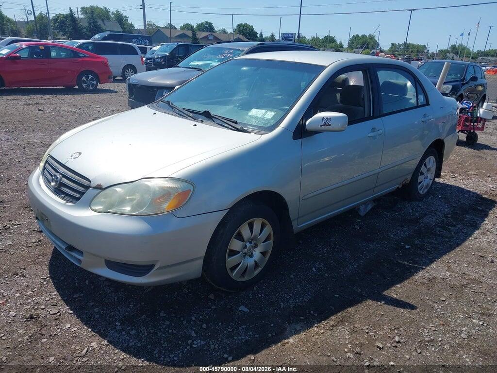 2T1BR32E73C065558 2003 TOYOTA COROLLA photo no. 2