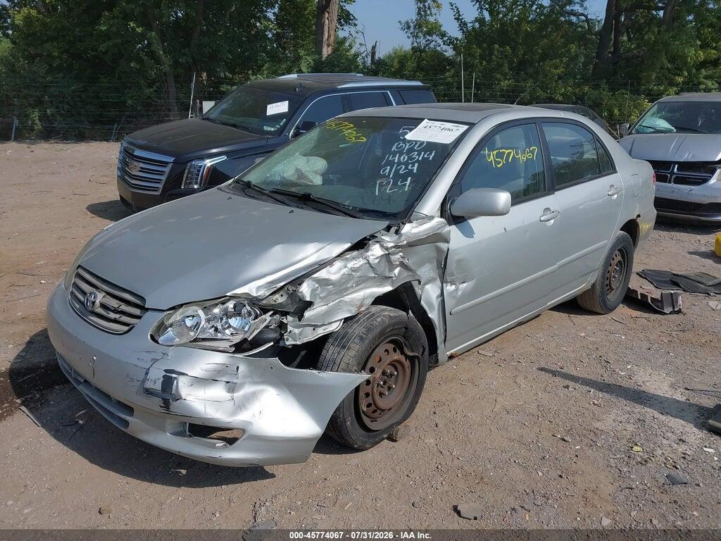 1NXBR32E63Z140314 2003 TOYOTA COROLLA photo no. 2
