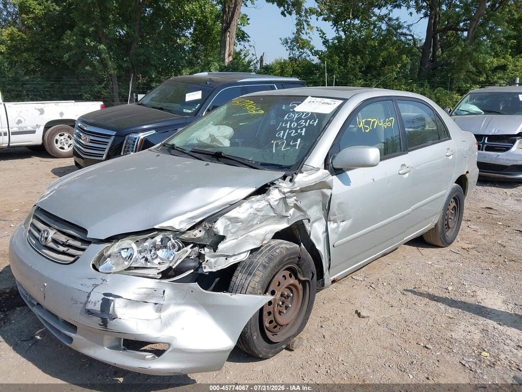 1NXBR32E63Z140314 2003 TOYOTA COROLLA photo no. 6