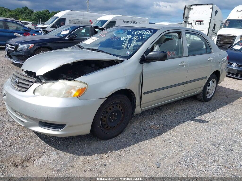 JTDBR32E732013894 2003 TOYOTA COROLLA photo no. 2