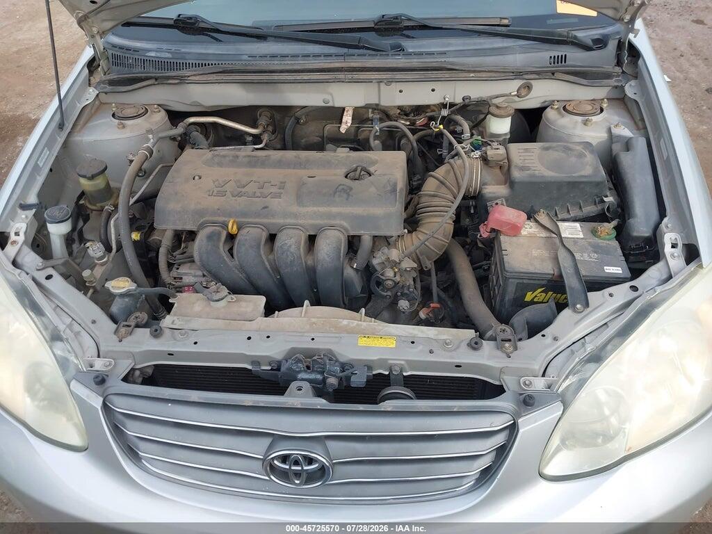 JTDBR32EX30019121 2003 TOYOTA COROLLA photo no. 10