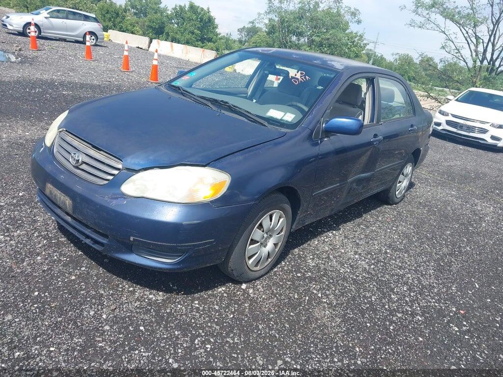 2T1BR32E33C010394 2003 TOYOTA COROLLA photo no. 2