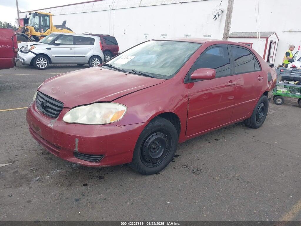 1NXBR32E53Z100709 2003 TOYOTA COROLLA photo no. 2