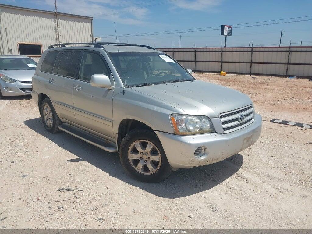 JTEGF21A630107540 2003 TOYOTA HIGHLANDER photo no. 1