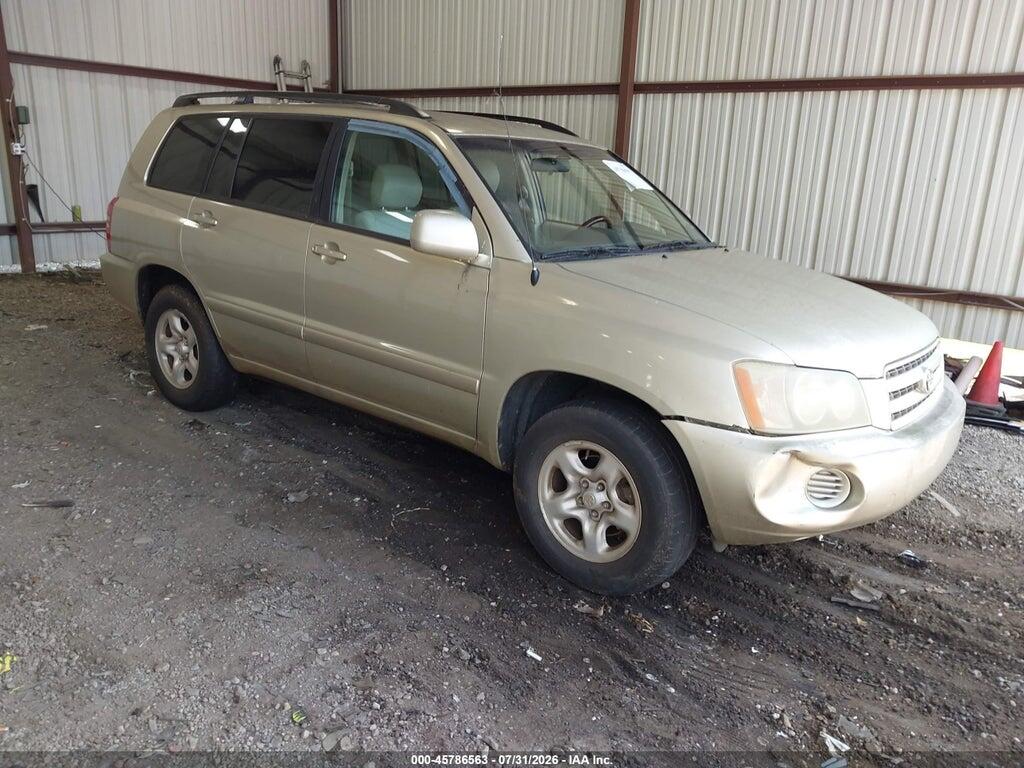 JTEGF21A330107446 2003 TOYOTA HIGHLANDER photo no. 1