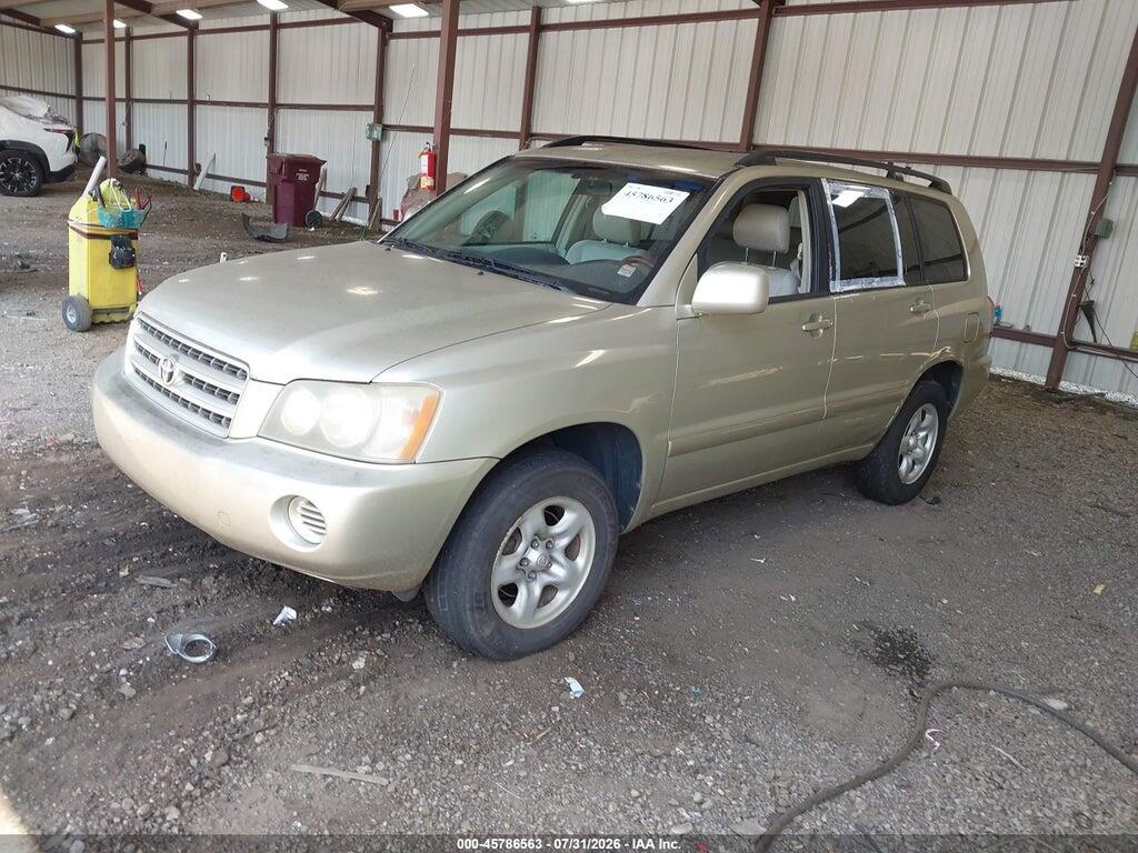 JTEGF21A330107446 2003 TOYOTA HIGHLANDER photo no. 2