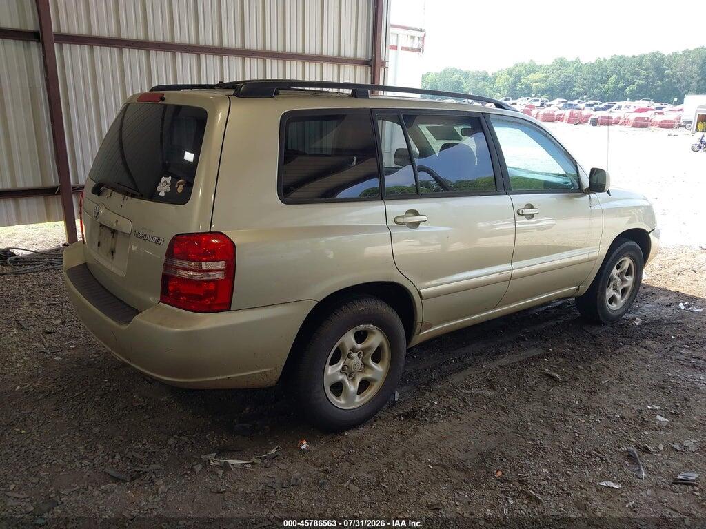 JTEGF21A330107446 2003 TOYOTA HIGHLANDER photo no. 4