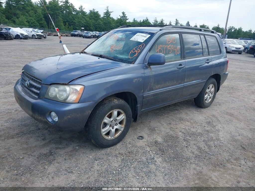 JTEHF21A430142341 2003 TOYOTA HIGHLANDER photo no. 2
