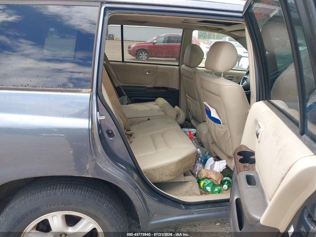 JTEHF21A430142341 2003 TOYOTA HIGHLANDER photo no. 8