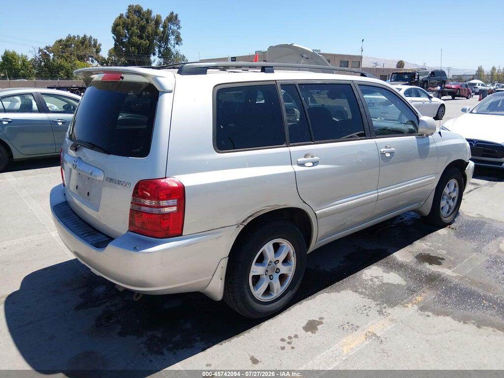JTEGF21A330093337 2003 TOYOTA HIGHLANDER photo no. 4