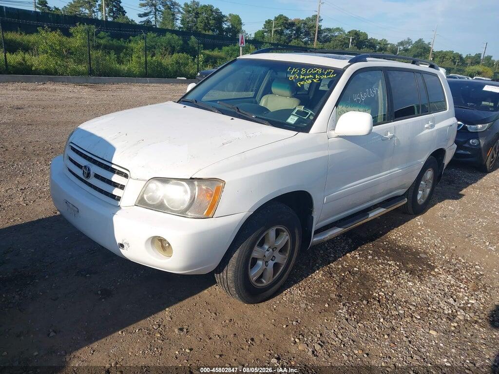 JTEHF21A030122099 2003 TOYOTA HIGHLANDER photo no. 2