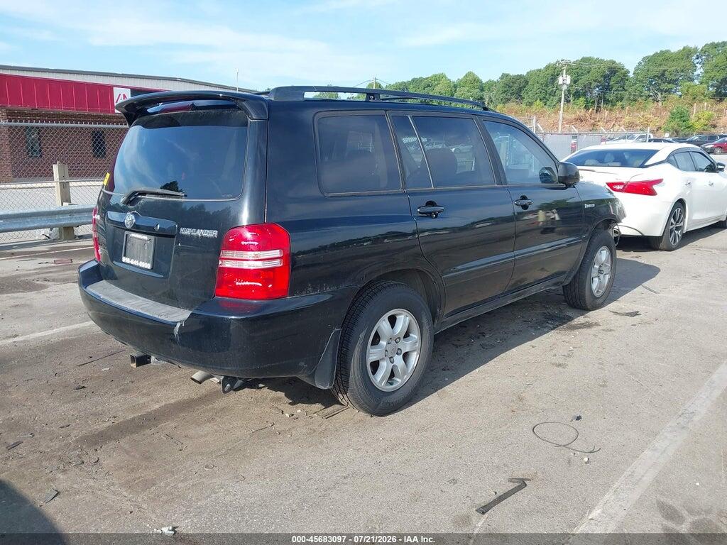JTEGF21A730105148 2003 TOYOTA HIGHLANDER photo no. 4