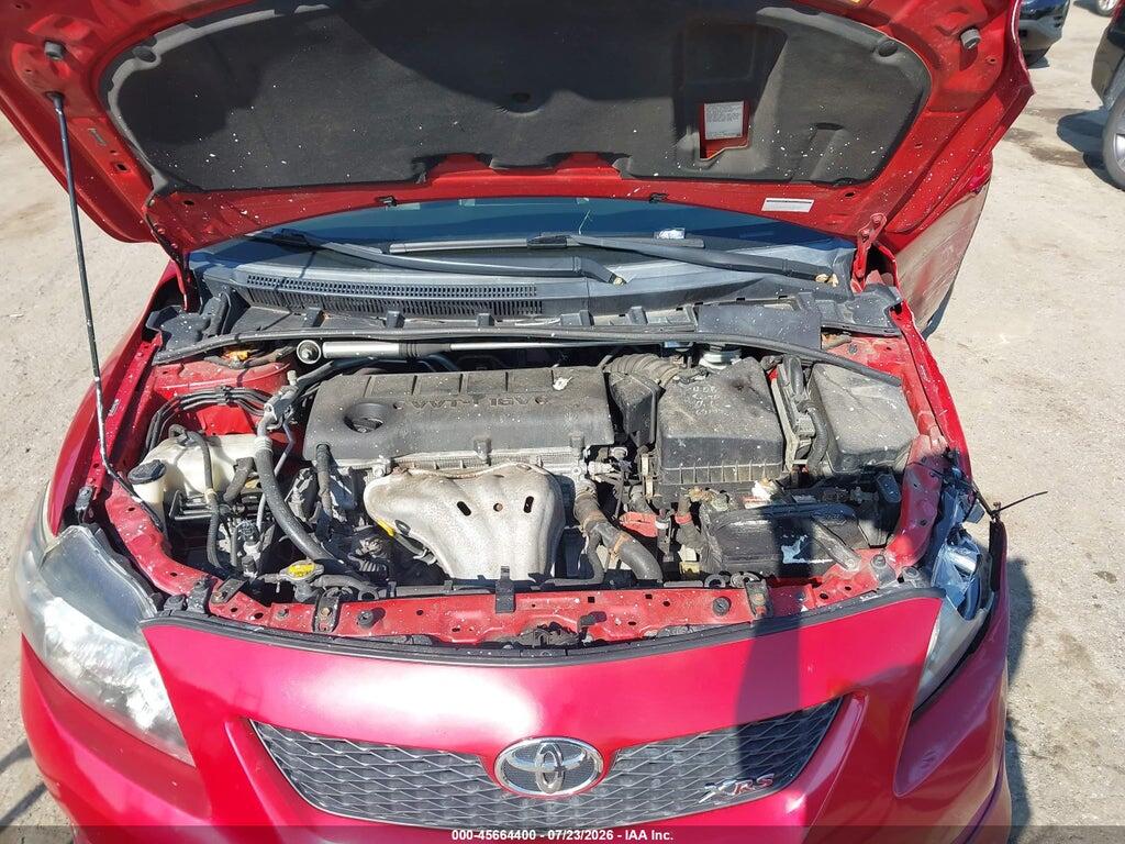 2T1BE40E69C001136 2009 TOYOTA COROLLA photo no. 10