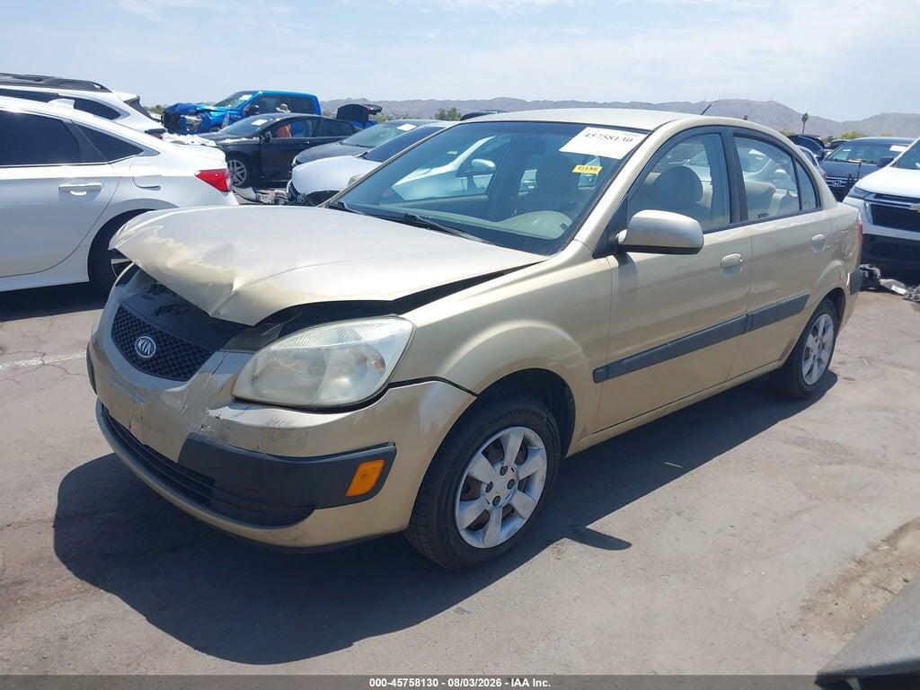 KNADE123X66070494 2006 KIA RIO photo no. 2