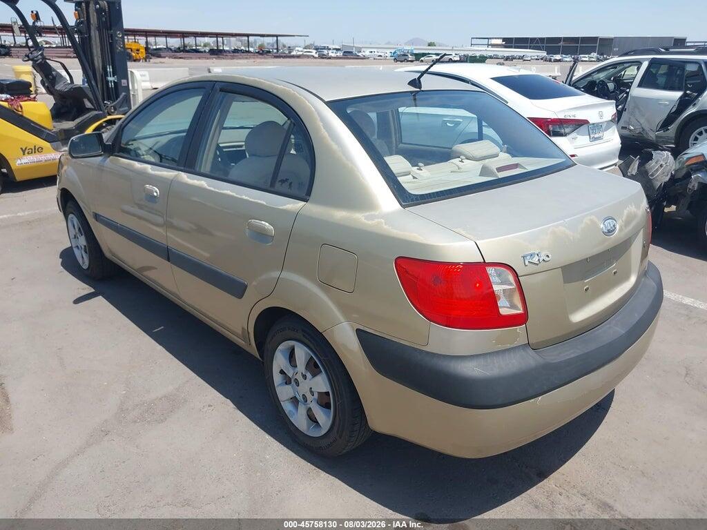 KNADE123X66070494 2006 KIA RIO photo no. 3