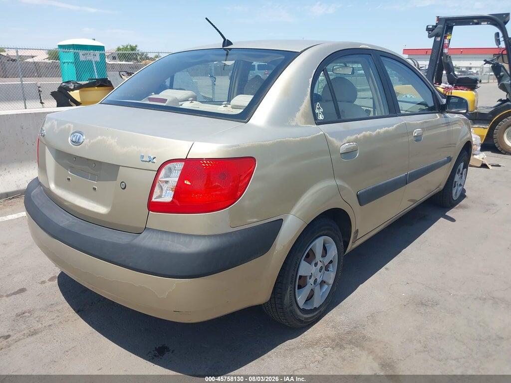 KNADE123X66070494 2006 KIA RIO photo no. 4