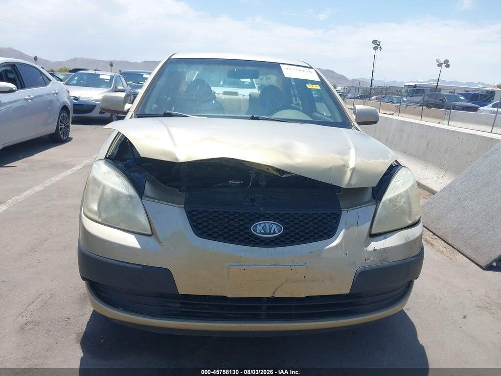 KNADE123X66070494 2006 KIA RIO photo no. 6