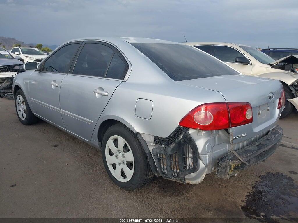 KNAGE123965055732 2006 KIA OPTIMA photo no. 3