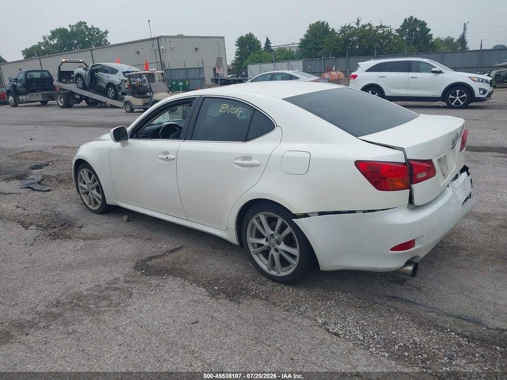 JTHBK262762018322 2006 LEXUS IS 250 photo no. 3