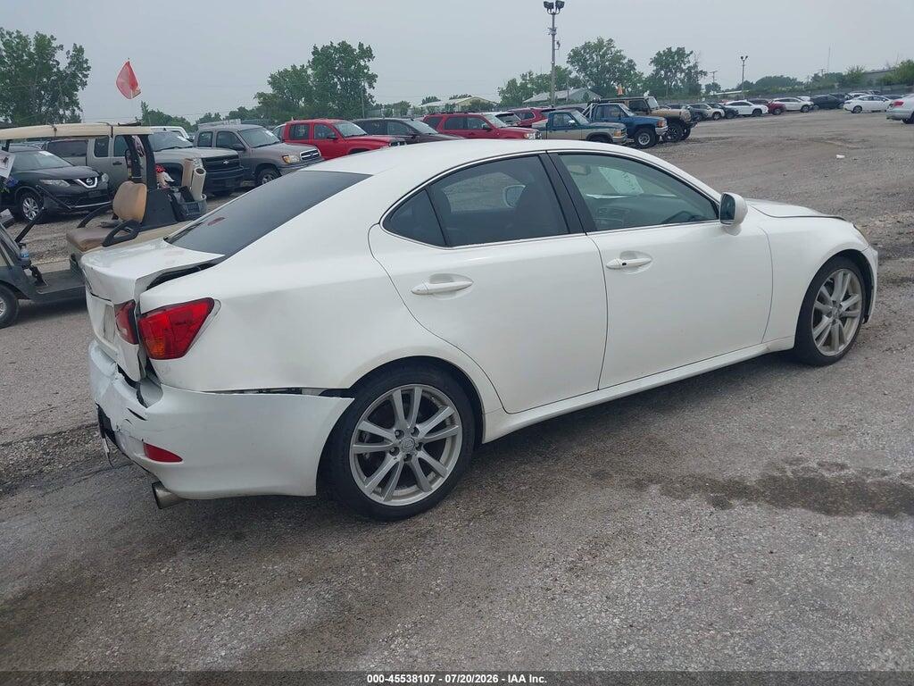 JTHBK262762018322 2006 LEXUS IS 250 photo no. 4