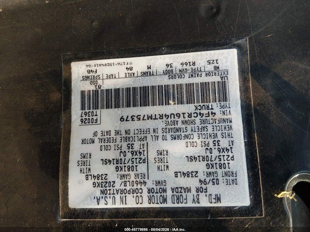4F4CR16U4RTM75379 1994 MAZDA B3000 photo no. 9