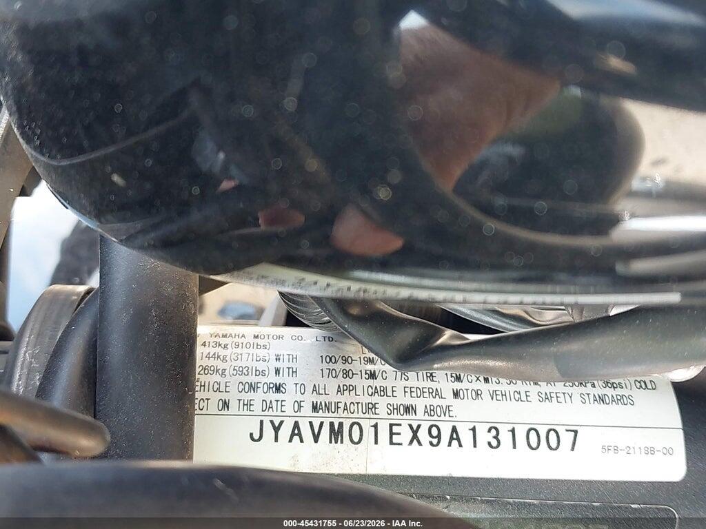 JYAVM01EX9A131007 2009 YAMAHA XVS650 photo no. 10