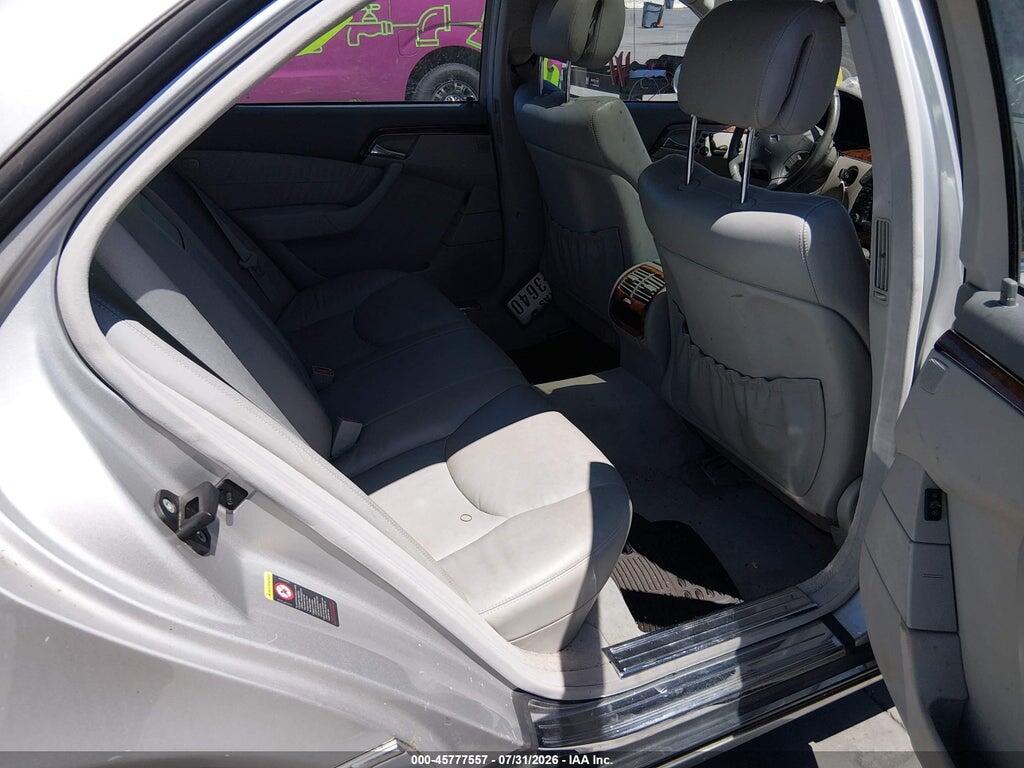 WDBNG84J86A464142 2006 MERCEDES-BENZ S 500 photo no. 8