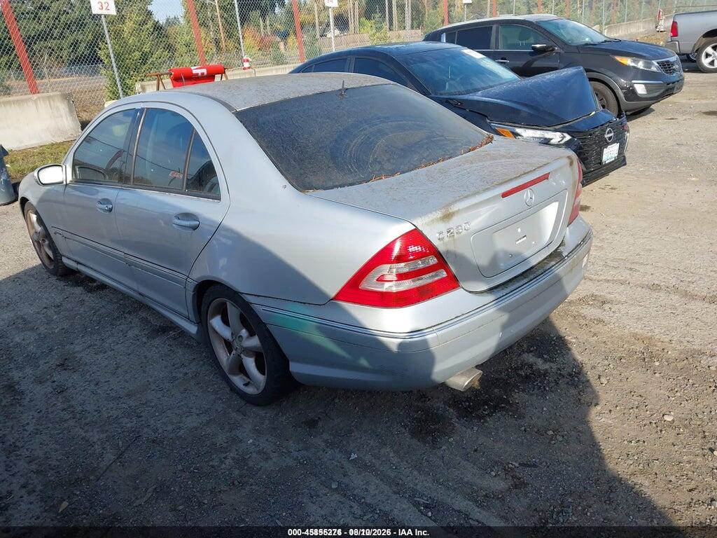 WDBRF52H66F746205 2006 MERCEDES-BENZ C 230 photo no. 3