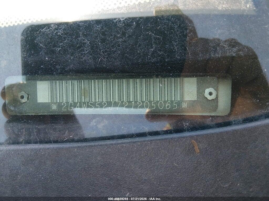 2G4WS52J721205065 2002 BUICK CENTURY photo no. 9