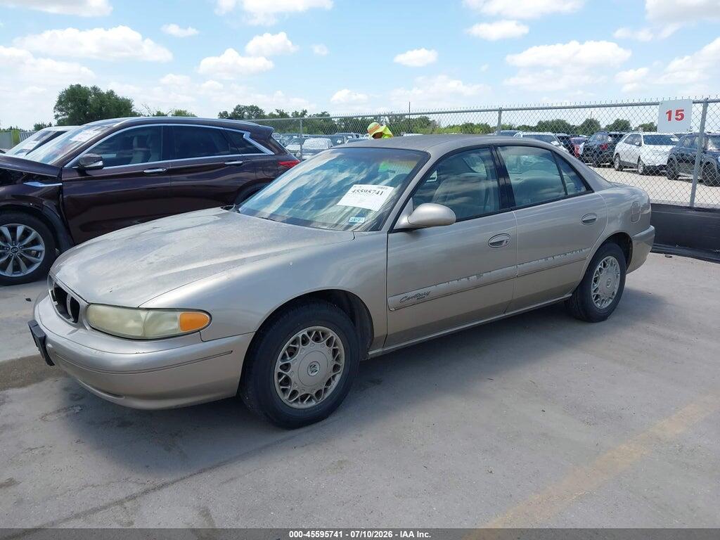 2G4WS52J821185148 2002 BUICK CENTURY photo no. 2