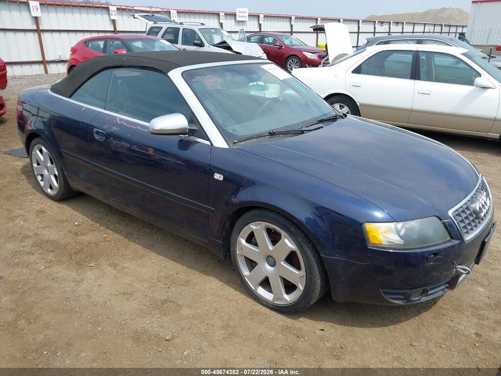 2004 AUDI S4 WUARL48H54K900776