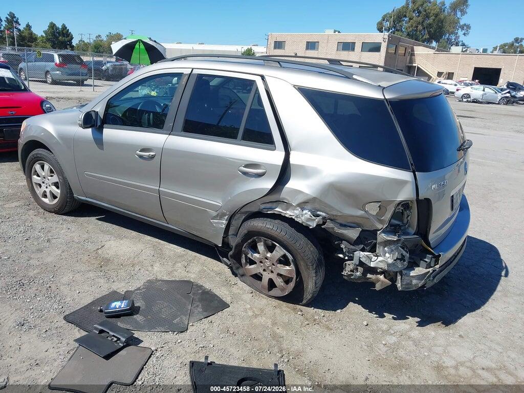 4JGBB86E16A016226 2006 MERCEDES-BENZ ML 350 photo no. 3