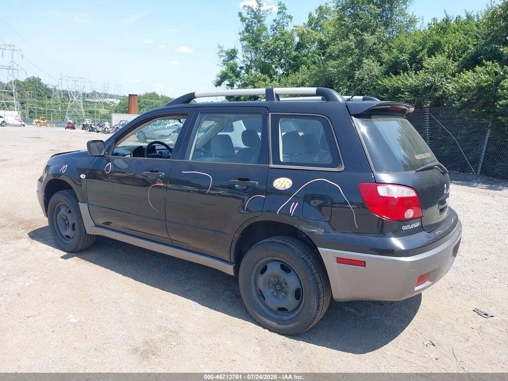 JA4LZ31F06U001202 2006 MITSUBISHI OUTLANDER photo no. 3