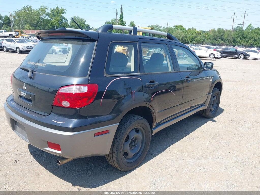 JA4LZ31F06U001202 2006 MITSUBISHI OUTLANDER photo no. 4