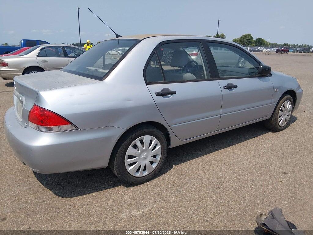 JA3AJ26EX6U011765 2006 MITSUBISHI LANCER photo no. 4