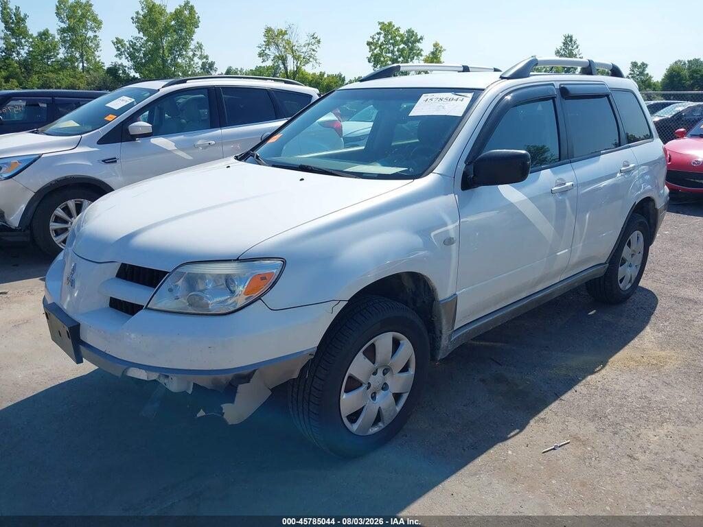 JA4LZ31F16U035696 2006 MITSUBISHI OUTLANDER photo no. 2